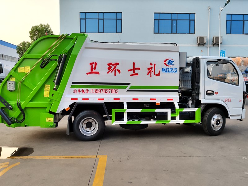 广东河源石总订购多利卡国六压缩式垃圾车(图2)