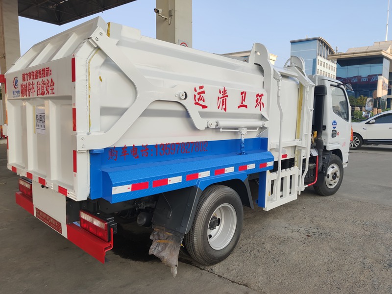 内蒙古海拉尔张总来厂自提挂桶垃圾车(图3)